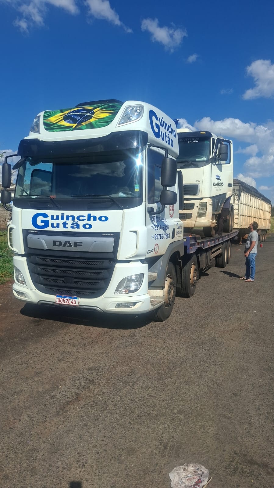 Guincho para veículo pesado